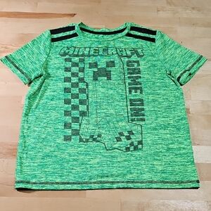 3 for $10 🎮 Minecraft Creeper Graphic Active Tee Shirt Boys Size 10